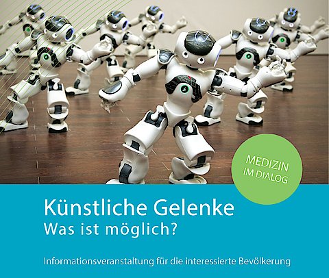 Tanzende Roboter mit klar erkennbaren Gelenken.
